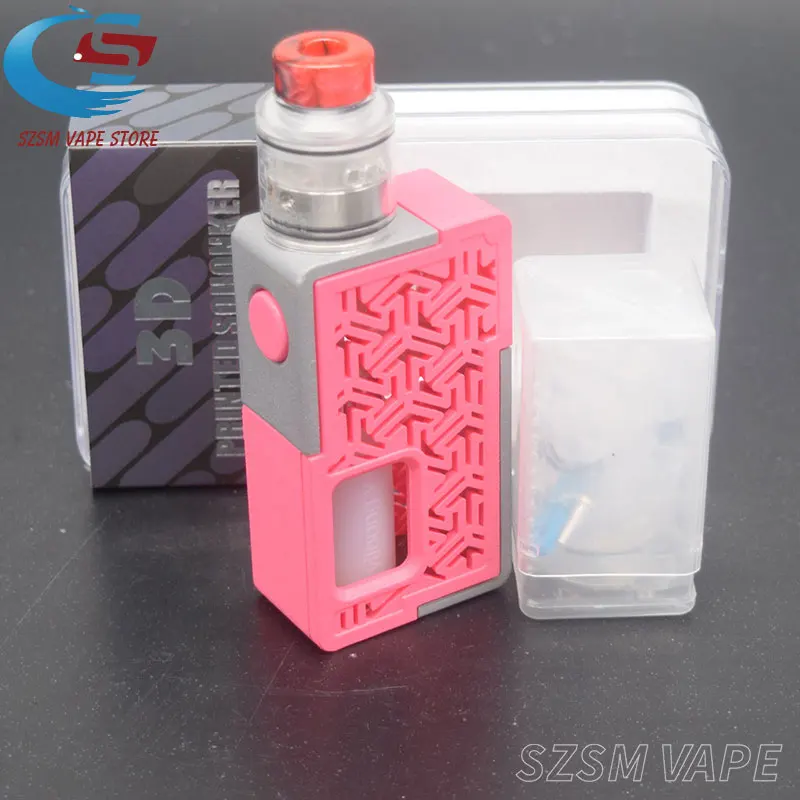 Боксмод Fogger XBOX Mechanical Squonk с KALI V2 RDA kit 8 мл силиконовая бутылка аккумулятор 18650 20700