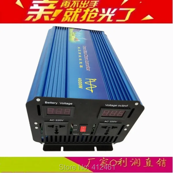 Инвертор солнечной энергии inversor 4000 Вт инвертор немодулированного