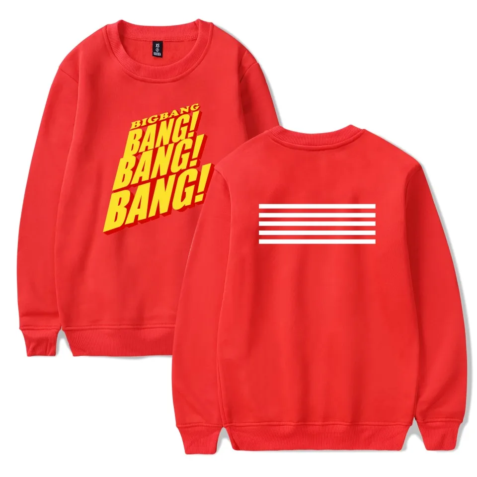 

LUCKYFRIDAYF BIGBANG Kpop women capless Sweatshirts men hoodies casual Long Sleeve harajuku Sweatshirt pullover tops plus size