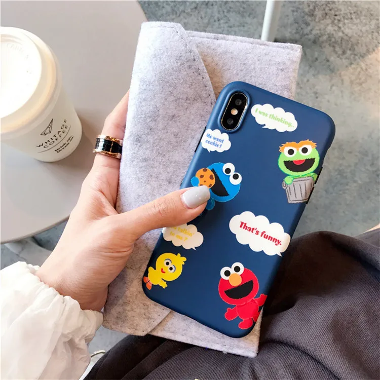 Милый мультяшный чехол для iPhone 7 Puls 6 6S 8 X Xs чехлы MAX XR мягкие силиконовые |