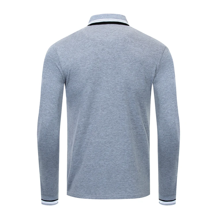 Fredd Marshall, мужские рубашки поло с длинным рукавом, Camisetas Masculinas, Большие европейские размеры XXXL, черные, серые, Camisa Polo Masculin