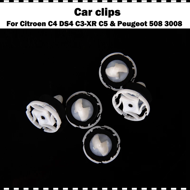 

10pcs Quality plastic clips For Citroen C4 DS4 C3-XR C5 Interior Door Panel Card Trim Clips For PEUGEOT 508 3008 Car Accessories
