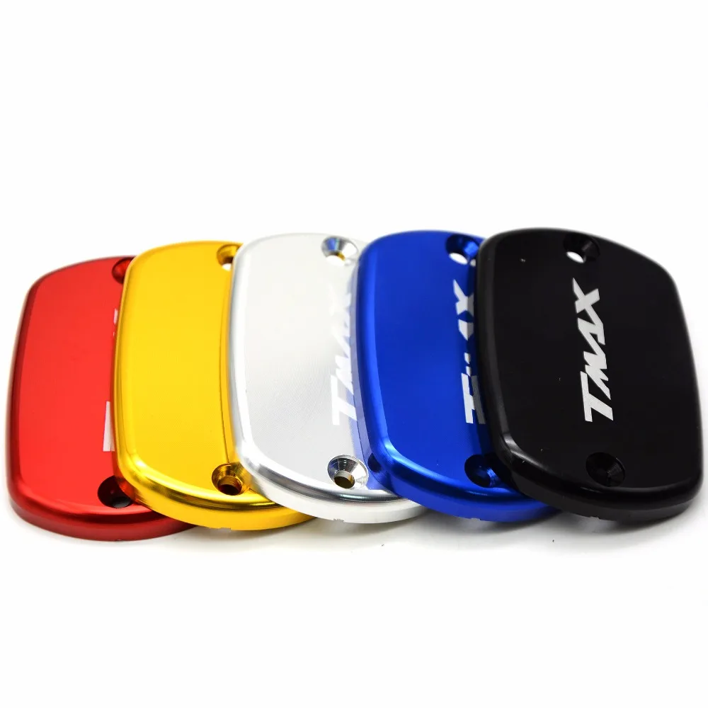For YAMAHA T-Max 500 TMax 530 XP530 2012 2013-2016 Aluminum Motorcycle Brake Fluid Fuel Reservoir Tank Cap Cover Red | Автомобили и