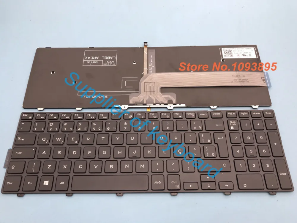 NEW Brazil Portuguese keyboard For Dell Inspiron 15 3000 Series 3551 3558 laptop Keyboard with Backlit | Компьютеры и офис