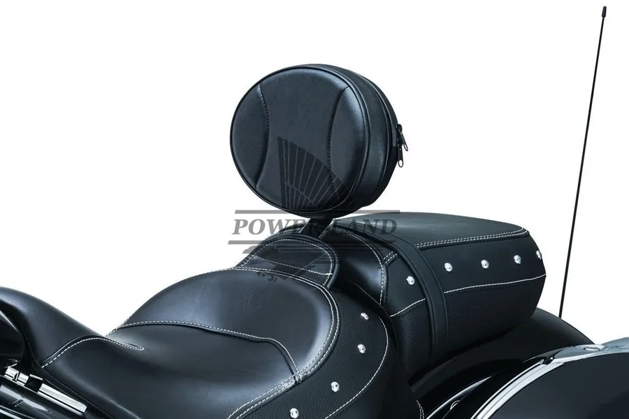 

Motorcycle Adjustable New Plug In Driver Rider Seat Backrest Kit For Harley Touring Electra Road Street Glide Road King 97-15