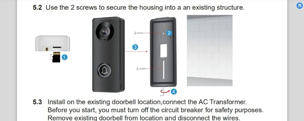 Смарт 4G WiFi видео домофон IP камера 1080P беспроводная видео домофон система Iphone Android приложение мобильный дверной звонок Водонепроницаемый