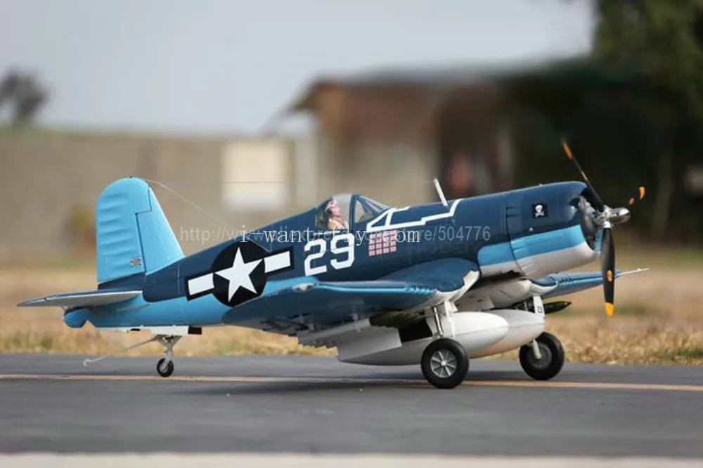 Версия PNP F4U Corsair размах крыльев на радиоуправлении 1200 мм со складным крыльем и