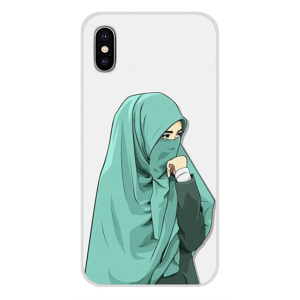 Мусульманские исламские глаза для девочек мягкие прозрачные чехлы Apple iPhone X XR XS MAX