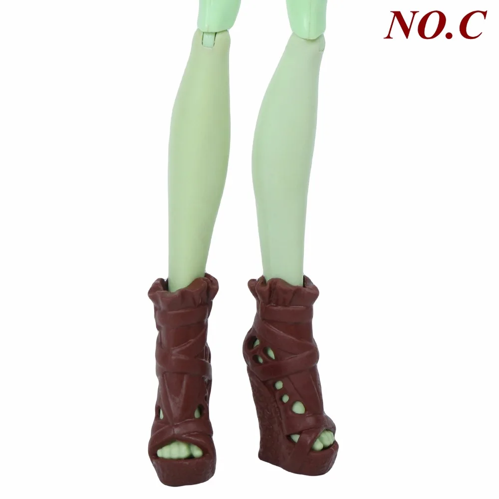 Модная Высококачественная кукольная обувь для кукол Monster high, милая праздничная одежда для свиданий, смешанные туфли на высоком каблуке, ботинки, аксессуары для кукол игрушки