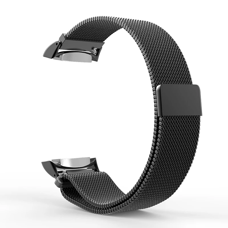 black Для samsung gear S2 ремешок для часов с адаптером Миланская петля регулируемый ремешок из нержавеющей стали для gear S2 SM-R720/SM-R730 - Цвет ремешка: black
