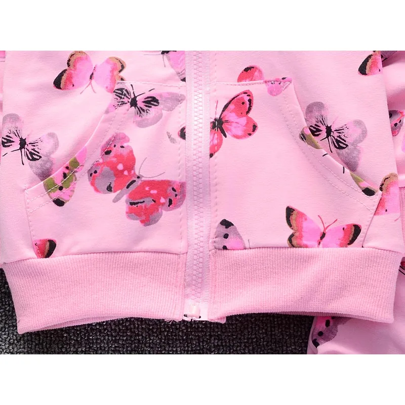 BibiCola/Детские комплекты одежды для девочек Сезон весна осень Новая утепленная