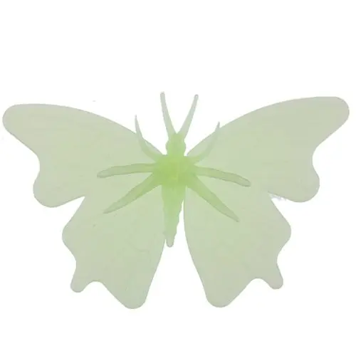 

NOCM Hot set of 4 fluorescent phosphorescent butterfly decoration Child Room Stickers nightlight