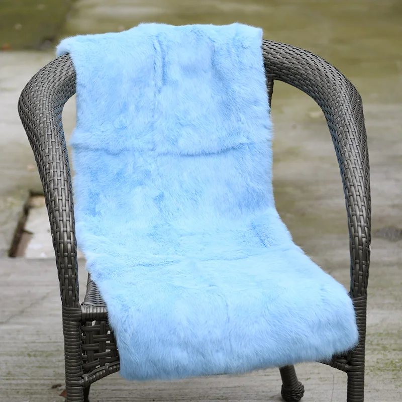 Comprare CX-D-135A Formato Personalizzato Handmade Reale Della Pelliccia Del Coniglio Tappeto Tappeto Coperte Per Letti In Soggiorno