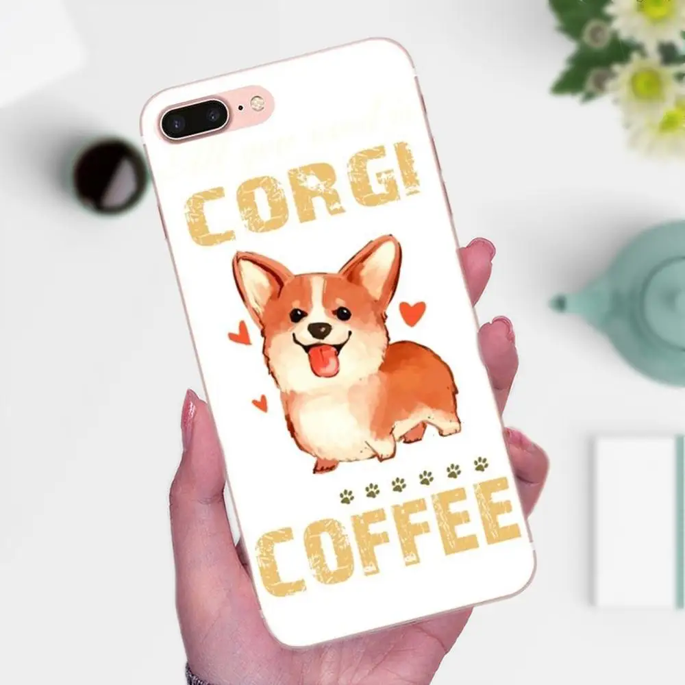 Милые милые собаки корги для Xiaomi Redmi Note 2 3 3S 4 4A 4X 5 5A 6 6A Pro Plus прекрасный пластик |