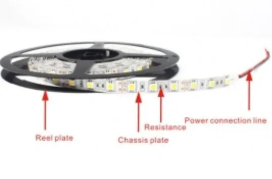 1 метр 60 лампочек Водонепроницаемый светодиодный неизолированный ленточный