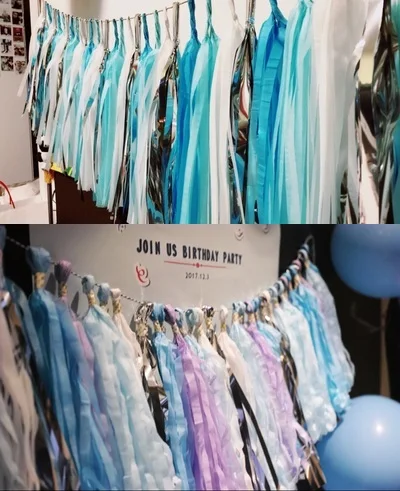 5 шт сверкающих кисточкой Гирлянда DIY свадебное Decora для вечеринки дня рождения