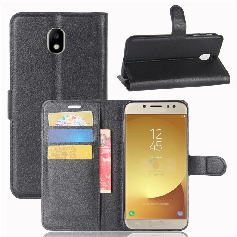 Для Samsung Galaxy J7 2017 Чехол Флип PU кожаный чехол-кошелек для J730F J730 издание eurии |