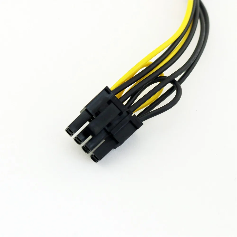 20 шт. SATA 15 Pin папа к PCI E Express 6 + 2 8 Женский видео адаптер питания Соединительный