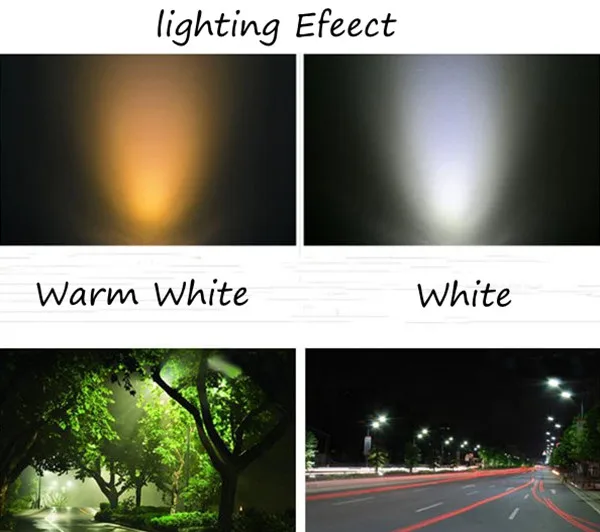 Светодиодный уличный светильник 24 Вт светодиодный теплый белый/белый IP65 | Лампы и