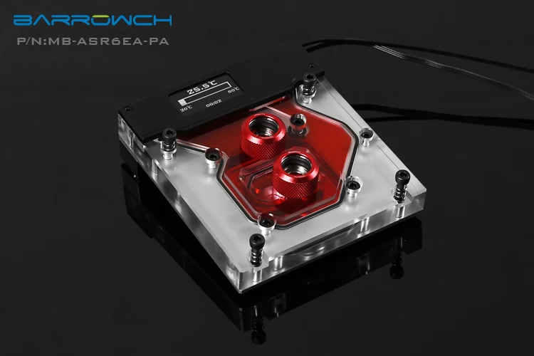 Материнская плата Barrowch ASUS ROG R6E R6A X299, встроенный водоблок, умный oled-дисплей MB-ASR6EA-PA