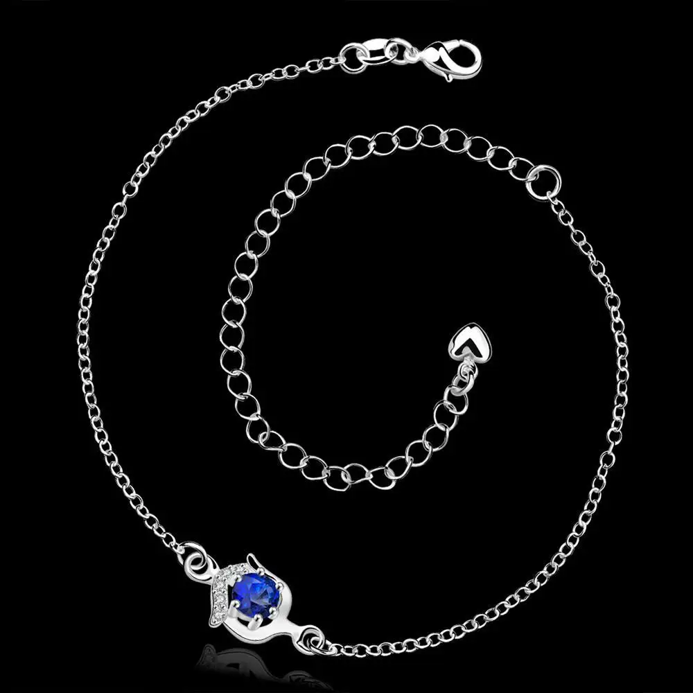A034-B New Design Large Stock Delicate Handmade Cheap Silver Plated Anklet Bulk Sale | Украшения и аксессуары