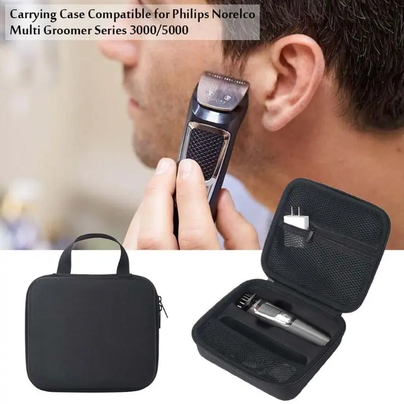 Чехол для переноски сумка на молнии EVA путешествий Philips Norelco multiwizard Series 3000/5000