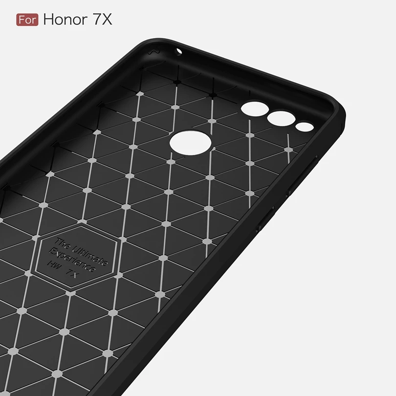 For Huawei Honor 7X / Honor7X 5.93&quot Case Slim Rugged Hybrid Armor Shockproof Soft Rubber Silicone Phone Cases Cover |