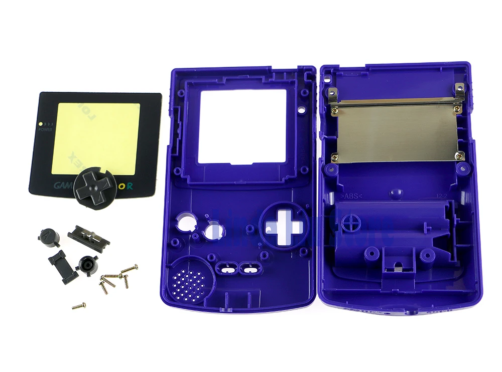 Chengdianwan 6 компл./лот Цветной корпус для GBC gameboy цвет с пластиковым экраном Лен