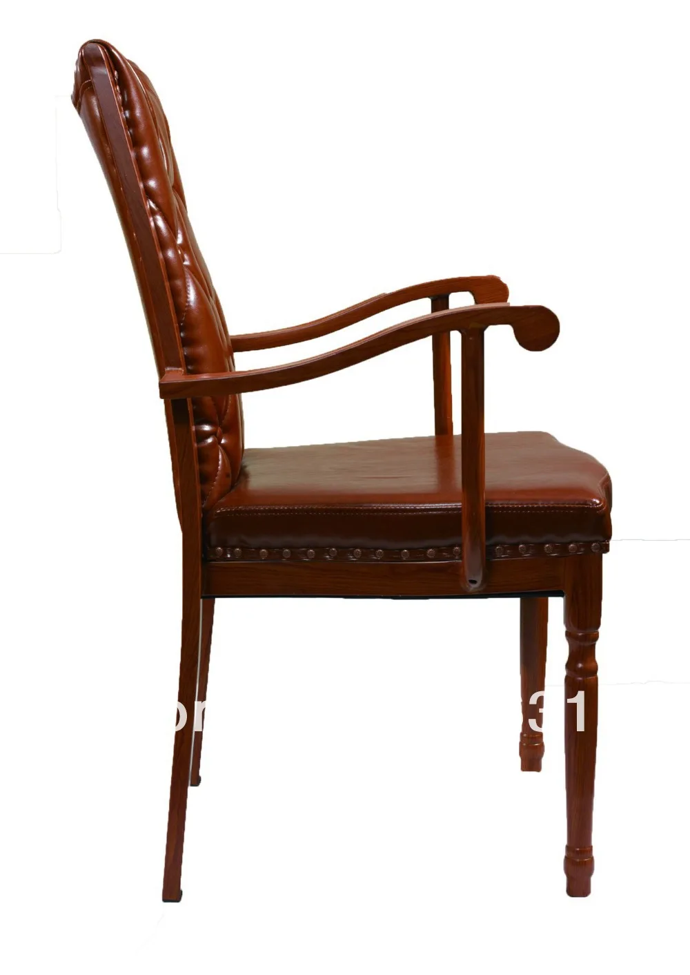 Роскошное алюминиевое обеденное кресло из штабелируемой древесины сверхпрочная