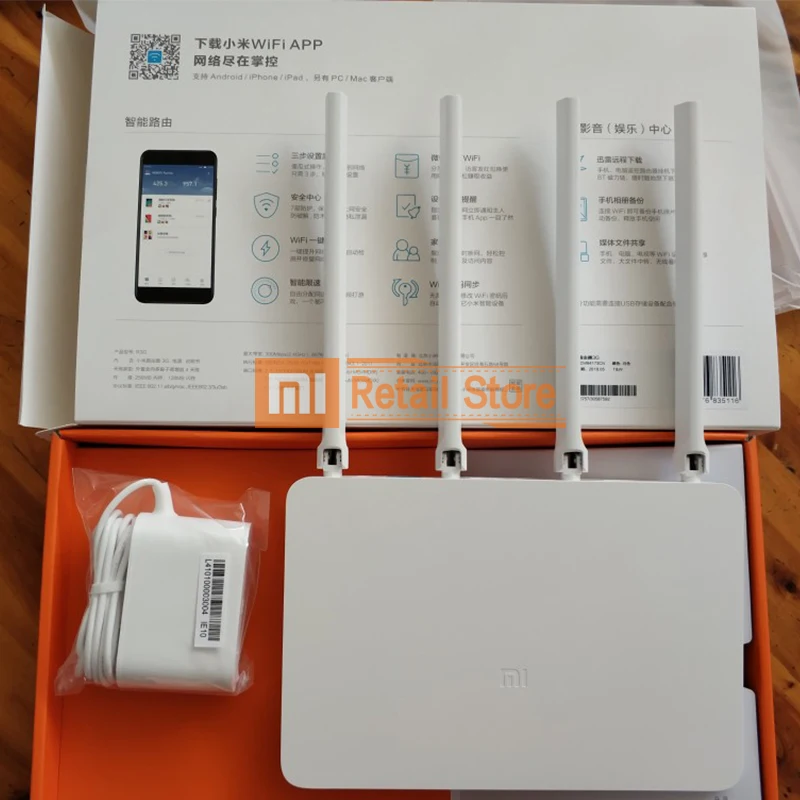 2018 оригинальный Xiaomi Wi Fi маршрутизатор 3g 1167 Мбит/с двухъядерный 2 4 г/5 г 802.11ac Xiomi wifi