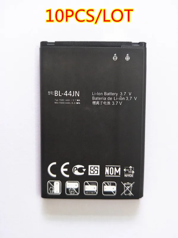 10 шт./лот 1540 мАч BL-44JN BL 44JN мобильный телефон li-ion Аккумулятор для LG P970 E730 P690 P693 E510 C660