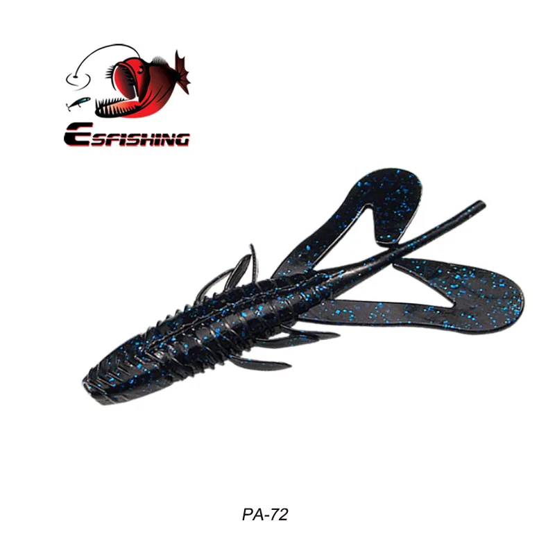 Esfishing, приманка для рыбалки, Мягкая силиконовая приманка, приманка для Ассасина, лесоруба, Жаба, 115 мм, 13,8 г, 4 шт., снасти, Тролли, карп, Pesca - Цвет: PA72
