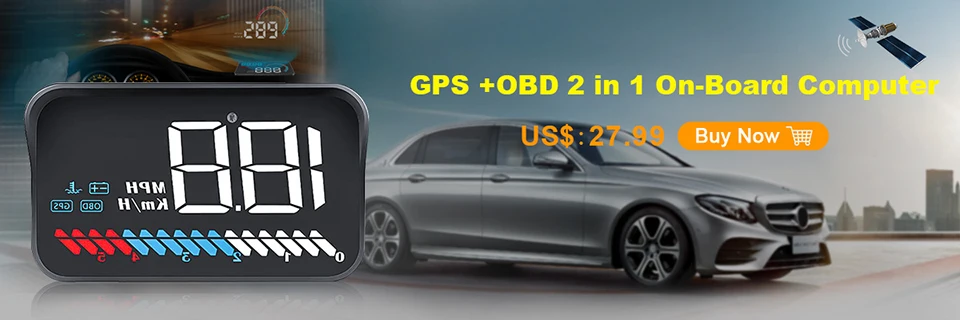 Цифровой скоростной автомобильный монитор на голову OBD2 авто БД Тюнинг автомобиля аксессуары Спидометр об/мин температура турбо давление