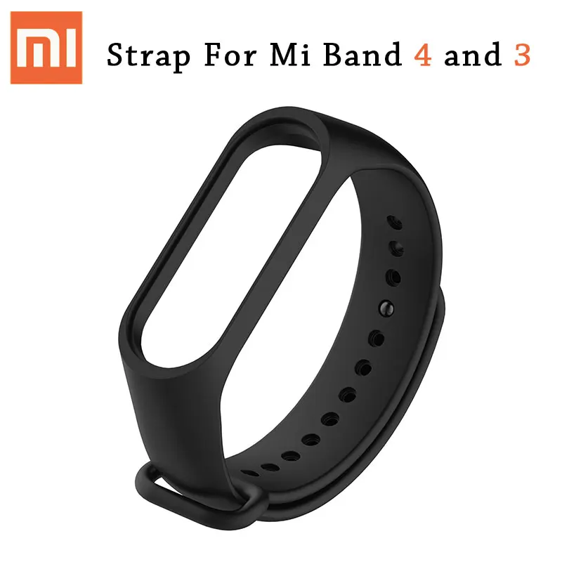 Силиконовый mi Band 3 4 ремешок для оригинальной Xiaomi band браслет часы сменный на