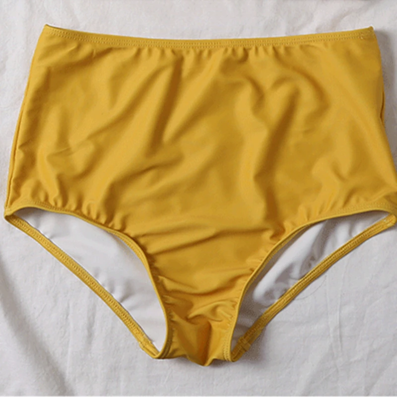 Сексуальный бандажный бикини костюм Женская юбка высокая талия плечо купальник