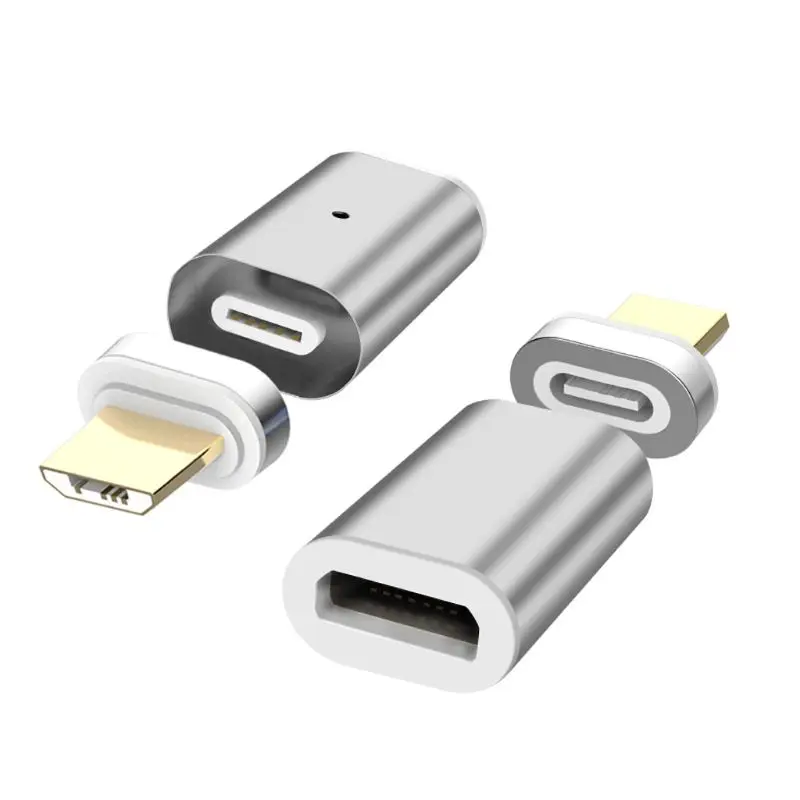 Магнитный Micro USB адаптер для зарядки и передачи данных Samsung Huawei Xiaomi HTC Android Smart Phone