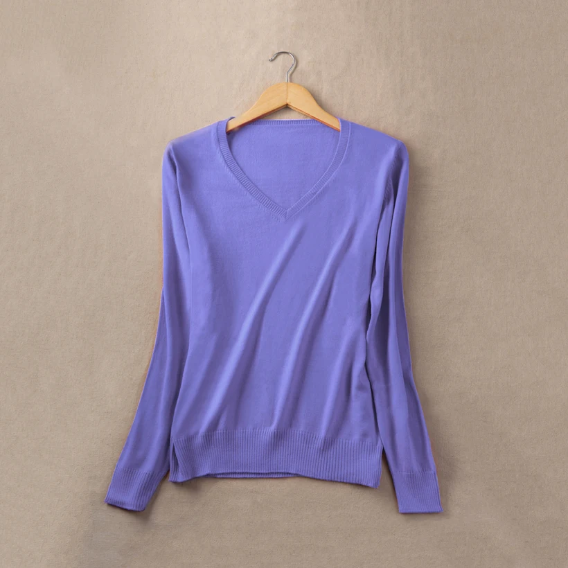 Light Purple GABERLY, мягкие кашемировые эластичные свитера и пуловеры для женщин, осенний зимний свитер с v-образным вырезом, женский джемпер, 5XL, вязаные брендовые Топы - Цвет: Light Purple