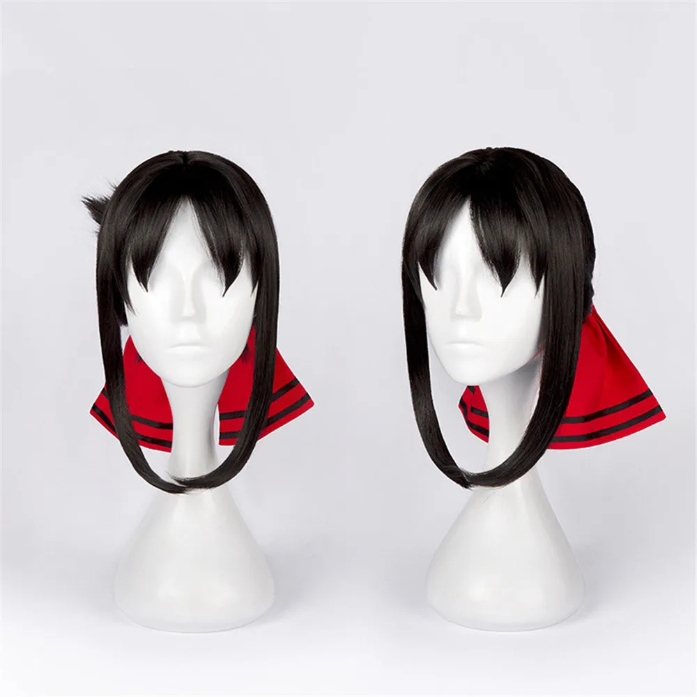 Парики для косплея Kaguya-sama Love is War Kaguya Shinomiya черные термостойкие синтетические