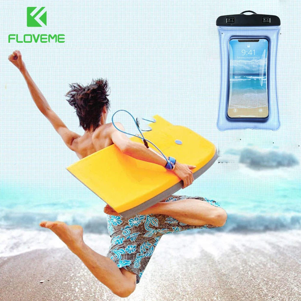 Водонепроницаемый чехол FLOVEME для iPhone 7 8 Plus XR X сумка плавания Samsung S10 Huawei P20 Lite