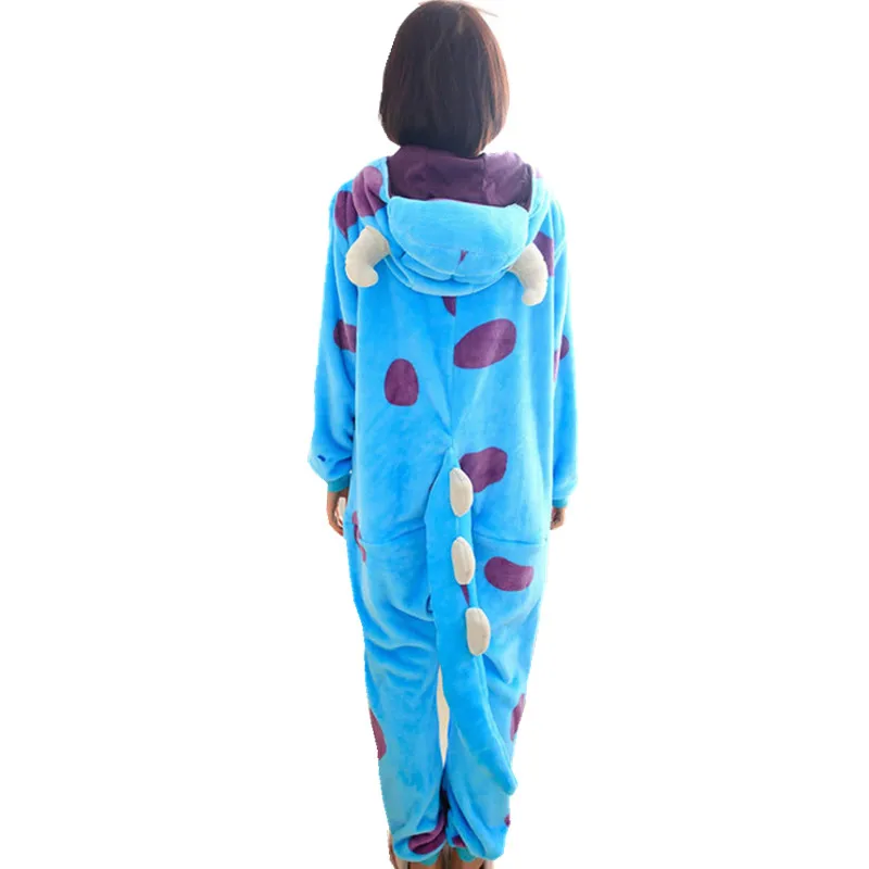 Плотная мягкая фланелевая одежда James P. Салли Салливан комбинезоны пижамы монстры