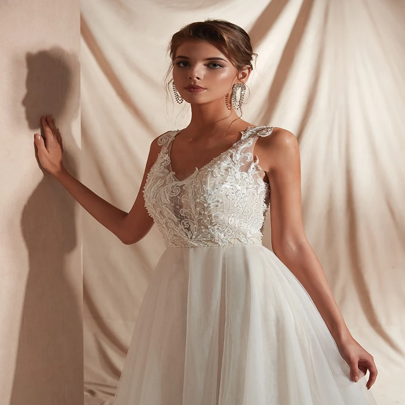 Forevergracedress реальные изображения винтажные Свадебные платья 2019 трапециевидные