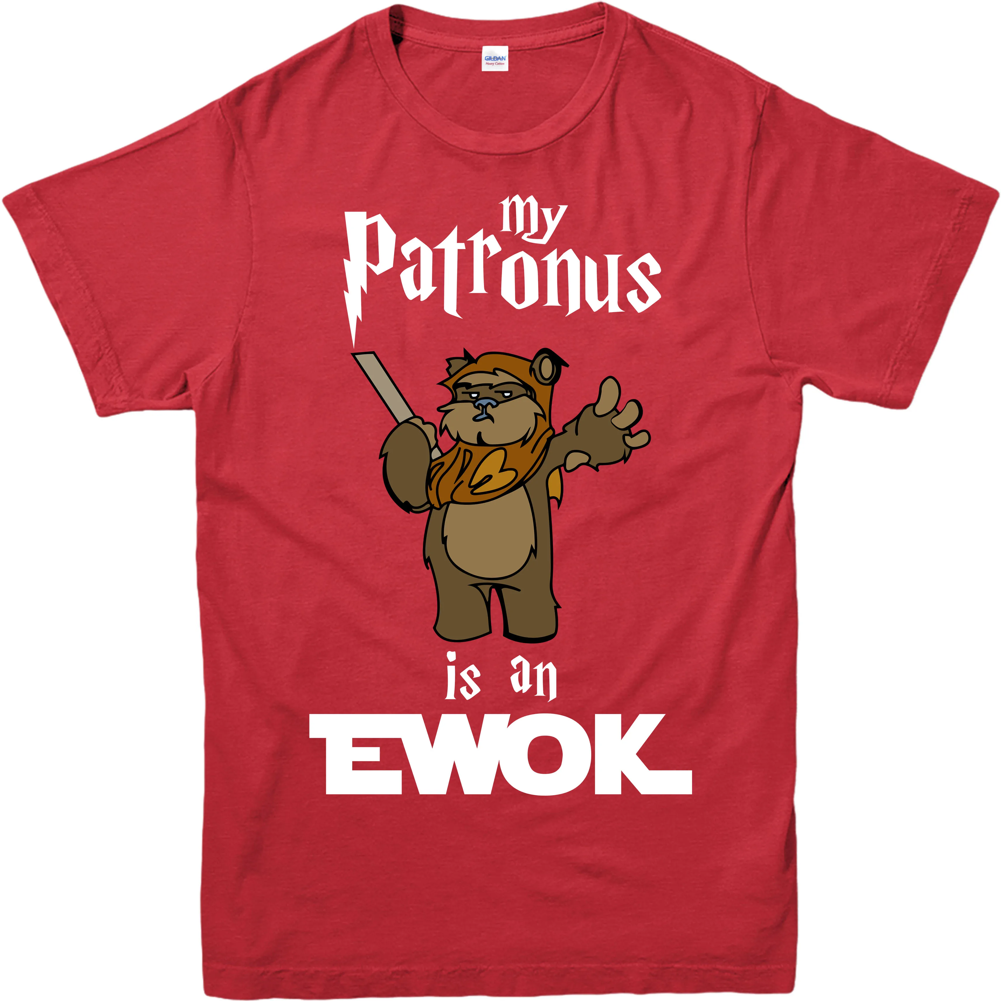 Мой патронус-это футболка Ewok последний джедай новая мода Звездные войны