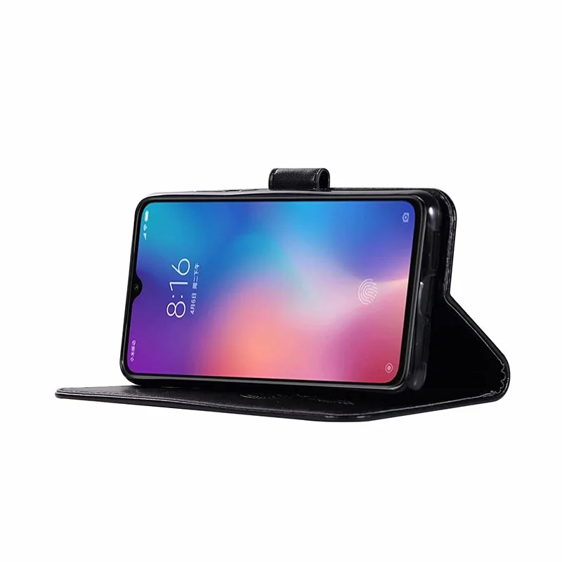 Для Xiaomi mi 9 чехол Чехол кошелек кожаный для телефона кожи на кнопке с подставкой