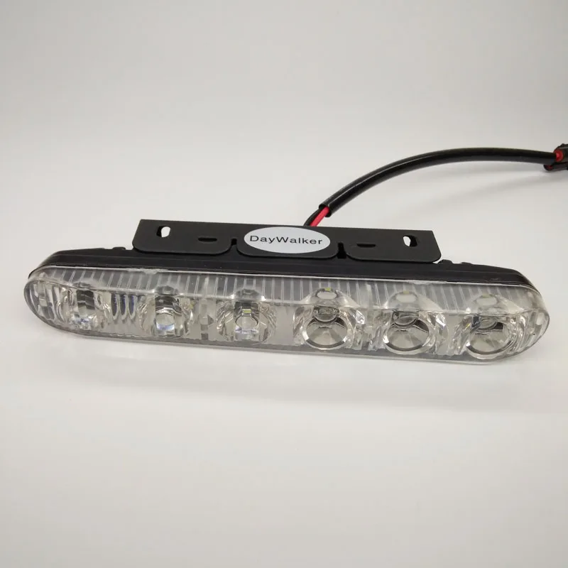 Высокая мощность 2 шт./компл. 2X6 Led 18 Вт светодиодный автомобильный светильник DRL