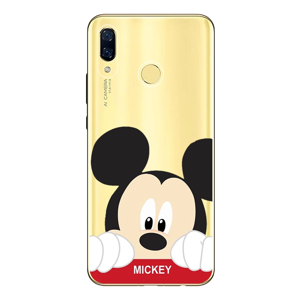 Soft TPU Funda For Huawei Nova 3 3i 3e Case Cover Silicone Coque Mickey Minnie Capa Protective Phone Shell |