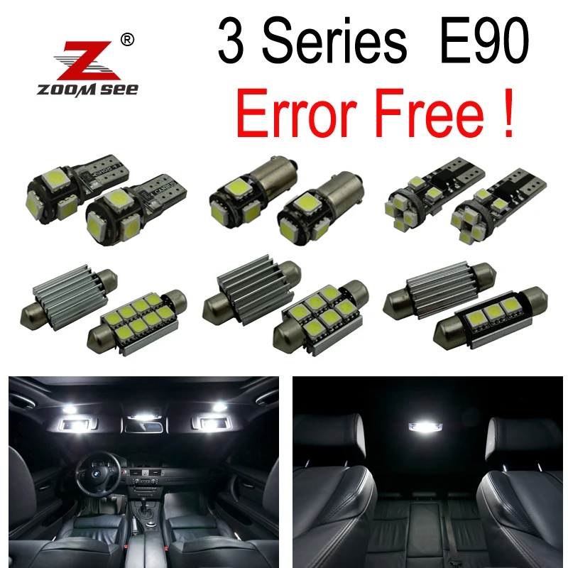 Светодиодный фонарь 17x для номерного знака и лампы внутреннего освещения bmw 3