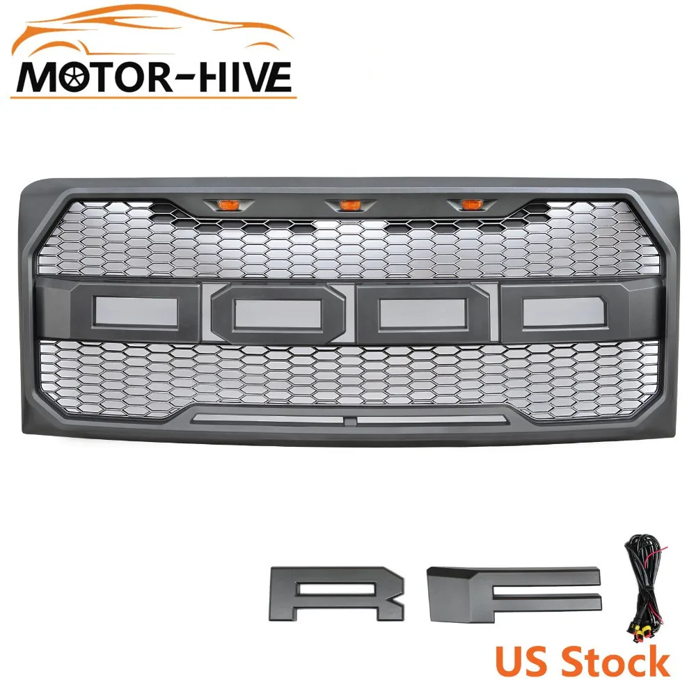 Для 2009 2014 2012 2013 Ford F150 Raptor стиль преобразования решетка гриль с буквами F & R и