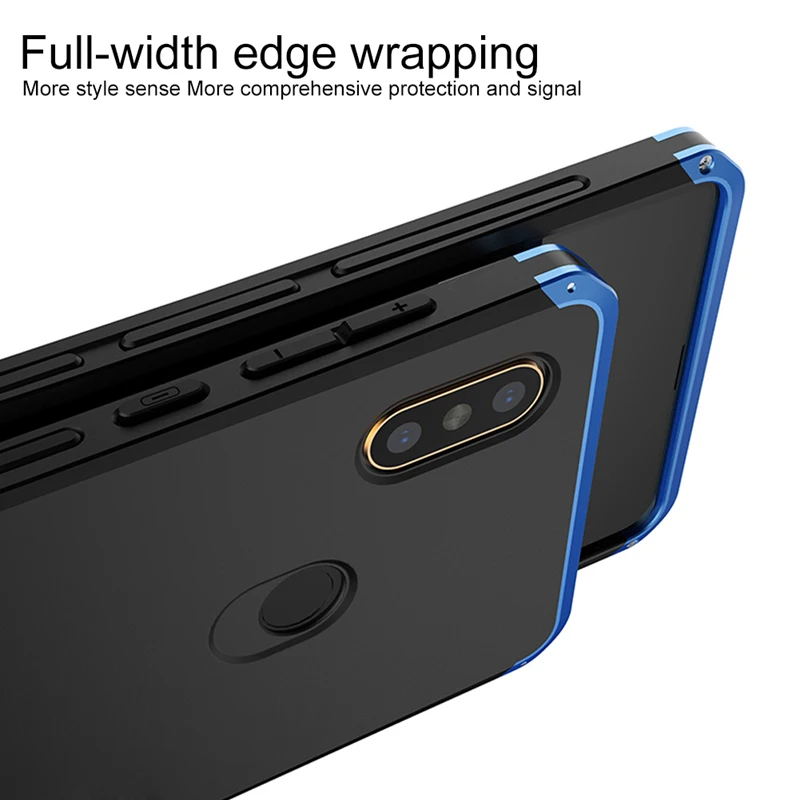 Роскошный чехол для RedMi Note 8 Pro металлический армированный рамка 7 6 5 4X Mi8 SE MIX2S Mi9 K30