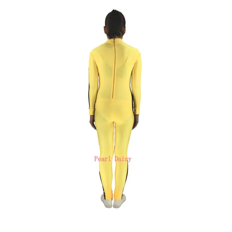 Костюм для косплея на Хэллоуин из спандекса Zentai аниме Брюс Ли боевые искусства