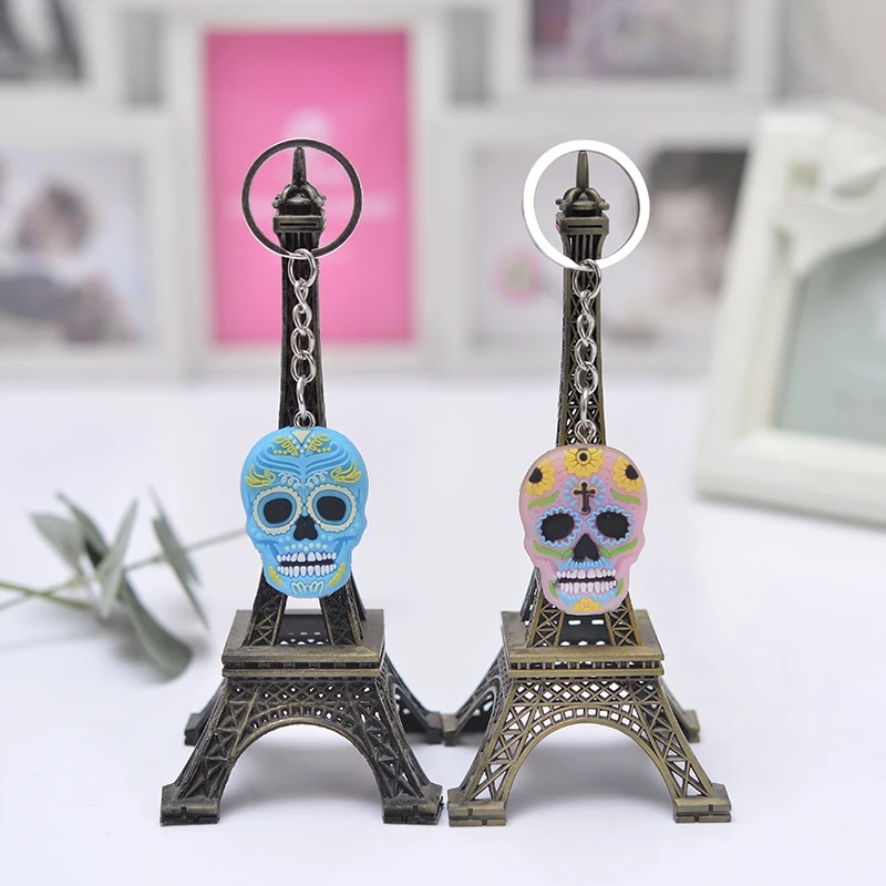 10 шт./лот фигурки из фильма Коко подарок на день рождения брелок ПВХ с черепом